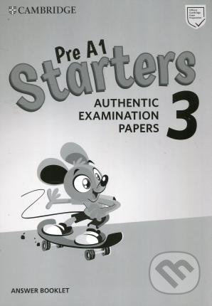 Pre A1 Starters 3 Authentic Examination Papers Answer Booklet Cambridge University Press