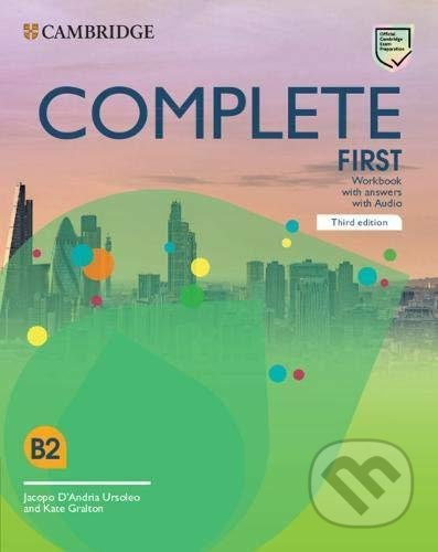 Complete First B2 Workbook with answers with Audio, 3rd Cambridge University Press