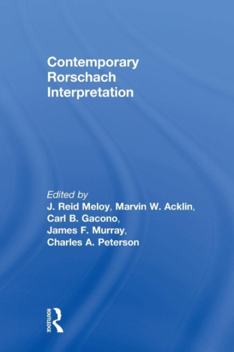 Contemporary Rorschach Interpretation Taylor & Francis Ltd