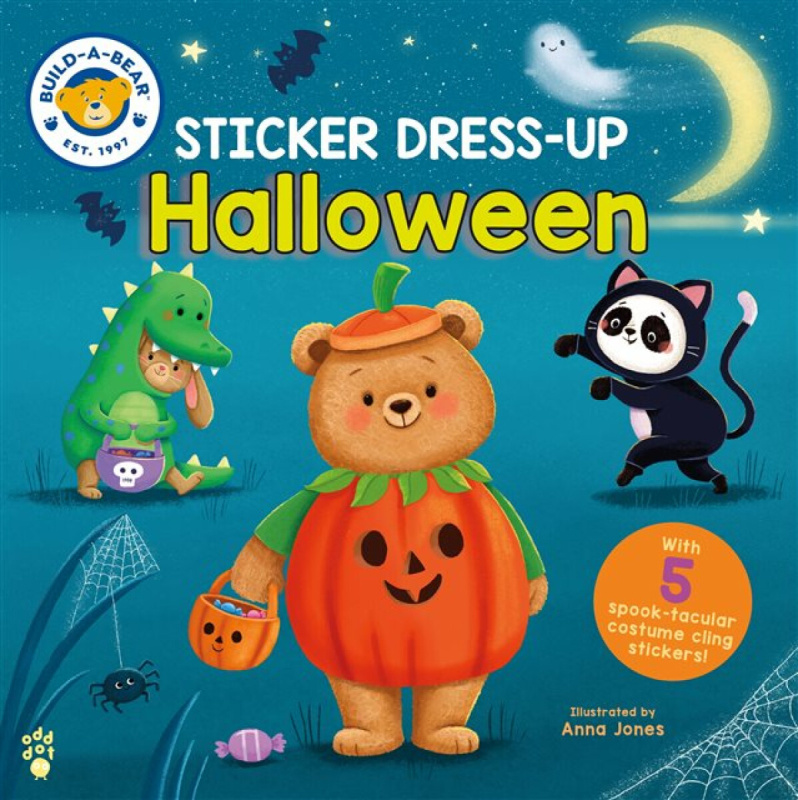 Castle Point Books Build-A-Bear: Sticker Dress-Up: Halloween - Workshop, Build-A-Bear a Dot, Odd