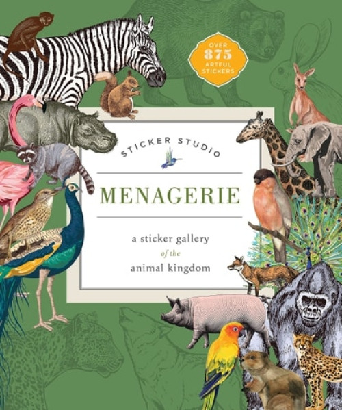 Castle Point Books Sticker Studio: Menagerie - Standish, Chloe