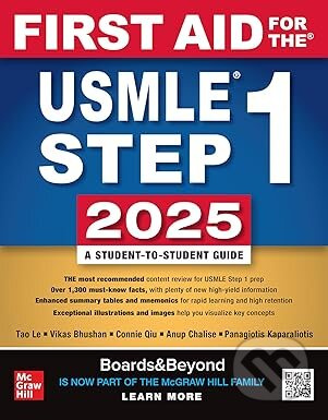 First Aid for the USMLE Step 1 2025 - Anup Chalise, Vikas Bhushan, Tao Le, Panagiotis Kaparaliotis, Connie Qiu - kniha z kategorie Medicína