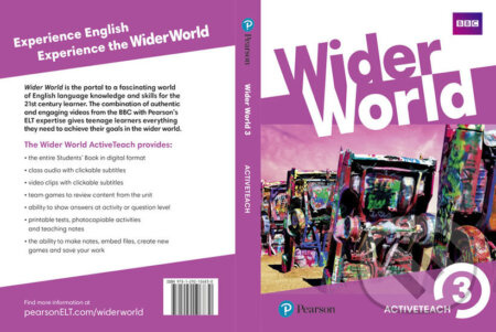 Wider World 3 - Teacher´s ActiveTeach - audiokniha z kategorie Jazykové učebnice a slovníky