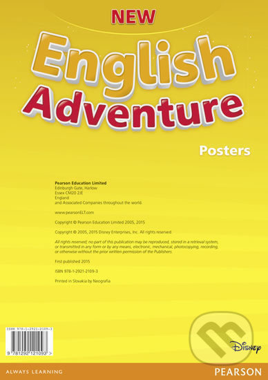 New English Adventure - Starter B Posters - kniha z kategorie Jazykové učebnice a slovníky