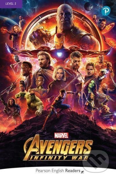 Pearson English Readers 5 Marvel Avengers Infinity War Book + Code Pack Edu-Ksiazka Sp. S.o.o.