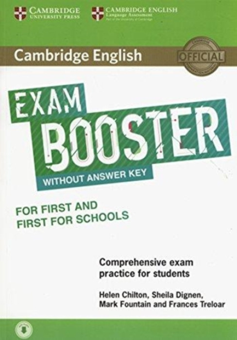 Cambridge English Exam Booster for First (FCE) a First for Schools (FCE4S) without Answer Key with Audio Download Cambridge University Press