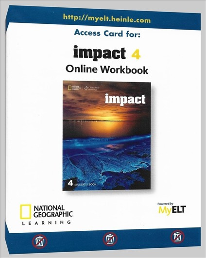 Impact 4 Online Workbook PAC National Geographic learning