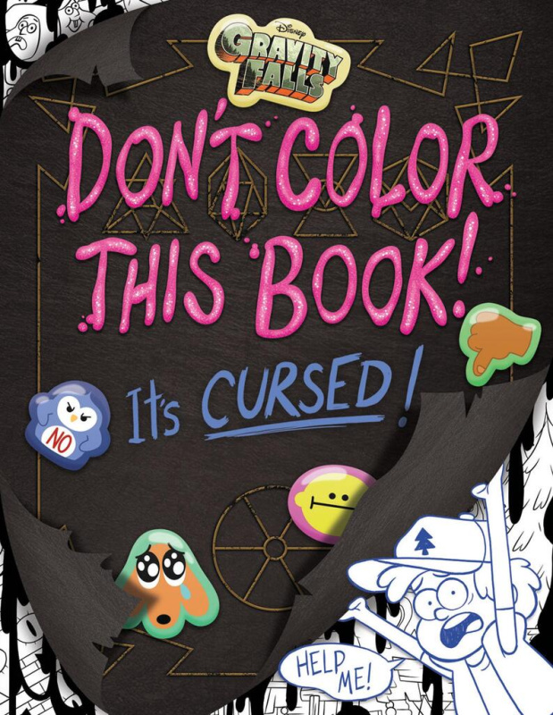 Gravity Falls: Don't Color This Book! (It's Cursed!) - kniha z kategorie Beletrie pro děti