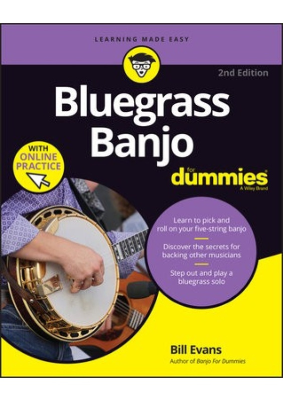 Bluegrass Banjo For Dummies, Book + Online Video a Audio Instruction John Wiley & Sons Inc