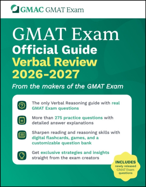 Wiley GMAT Official Guide Verbal Review 2026 - 2027 - GMAC (Graduate Management Admission Council)
