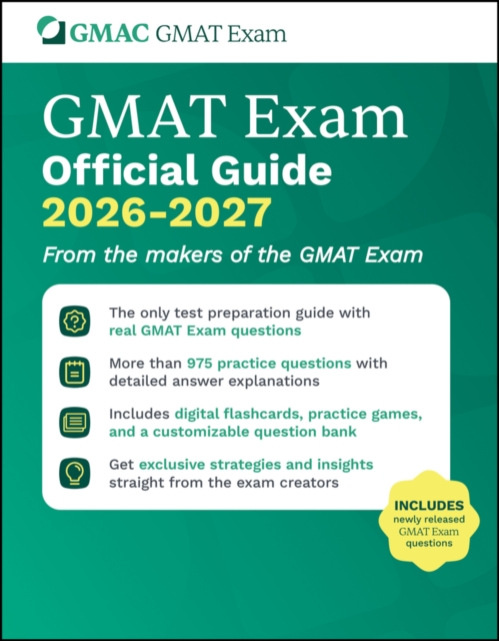 Wiley GMAT Official Guide 2026 - 2027 - GMAC (Graduate Management Admission Council)