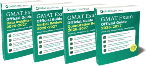GMAT Official Guide 2026-2027 Bundle, Books + Online Question Bank Wiley