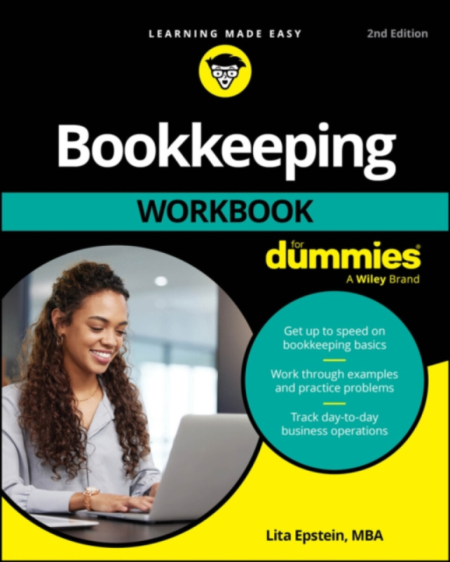 John Wiley & Sons Inc Bookkeeping Workbook For Dummies - Epstein, Lita (Emory University a  Rutgers University)