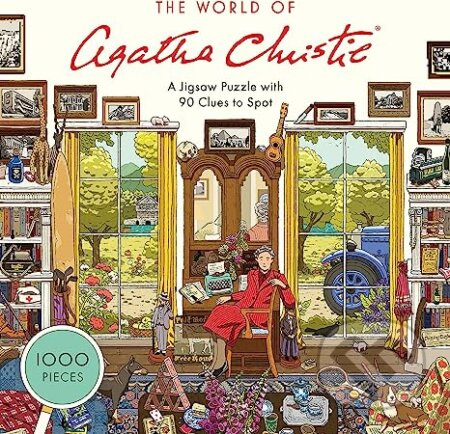 The World of Agatha Christie 1000-Piece Jigsaw AJSHOP.cz