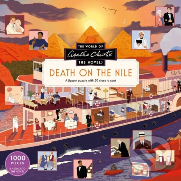 The World of Agatha Christie: Death on the Nile (A 1000-piece jigsaw puzzle with 50 clues to spot),The World of Agatha Christie: Death on the Nile (A
