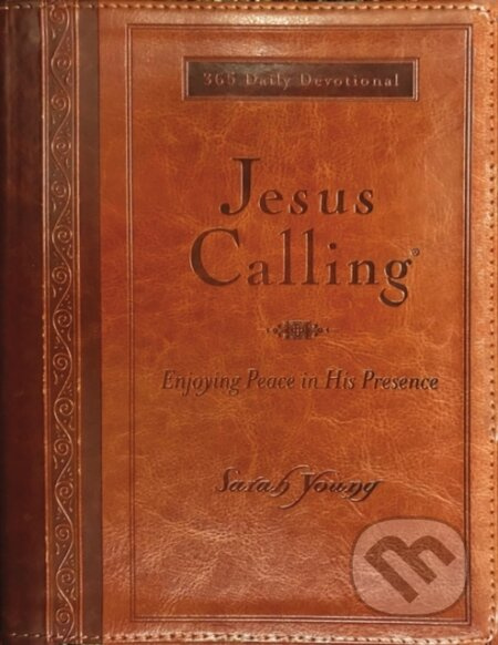 Jesus Calling, Large Text Brown Leathersoft, with Full Scriptures - kniha z kategorie Filozofie