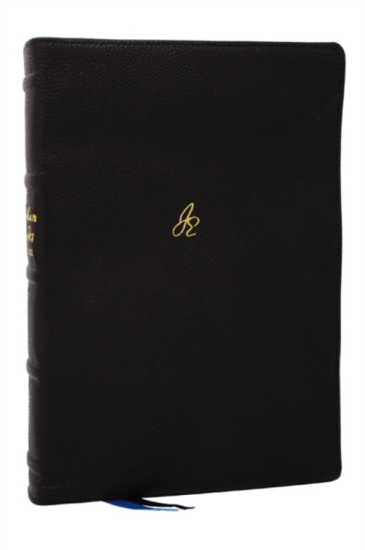 Thomas Nelson Publishers Jonathan Edwards Study Bible: Experience Abiding Joy in Christ (NKJV, Black Genuine Leather, Red Letter, Comfort Print)
