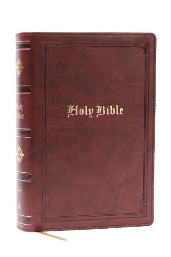 Thomas Nelson Publishers NKJV Bible: Personal Size Giant Print, Brown Leathersoft, Holy Bible, Red Letter, Comfort Print: New King James Version - Nelson, Thomas