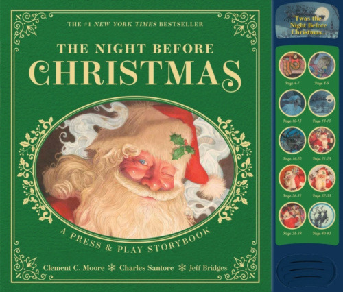 HarperCollins Focus Night Before Christmas Press and Play Storybook - Moore, Clement