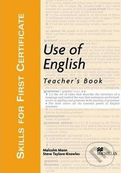 Skills for First Certificate Use of English Teacher Book - kniha z kategorie Jazykové učebnice a slovníky