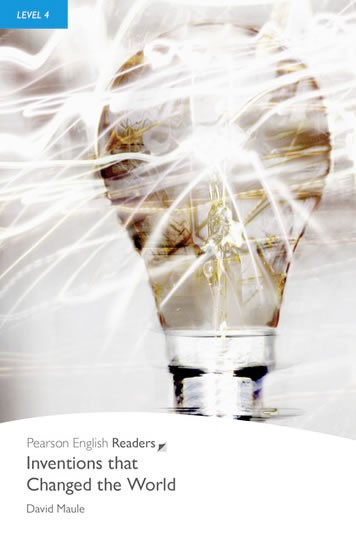Pearson English Readers 4 Inventions that Changed Pearson