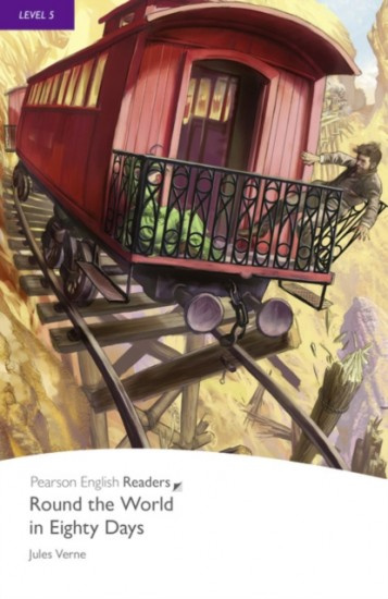 Pearson English Readers 5 Round The World in Eighty Days Book + MP3 Audio CD Pearson