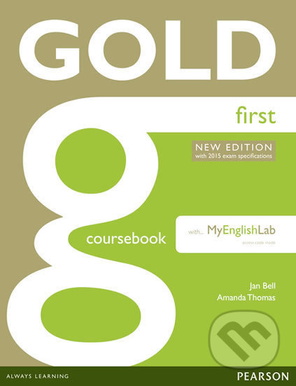 Gold First (New Edition) Coursebook with Online Audio a MyEnglishLab Pearson