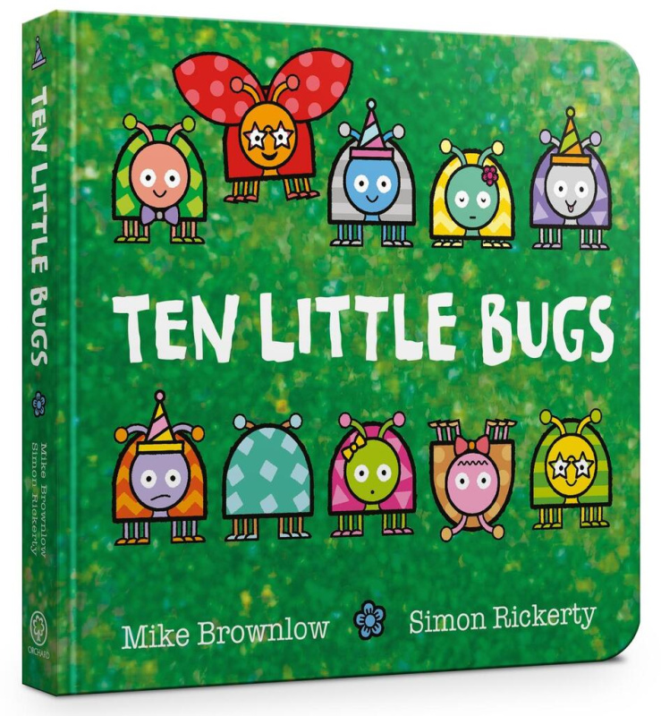 Ten Little Bugs Board Book - Mike Brownlow - kniha z kategorie Pro děti