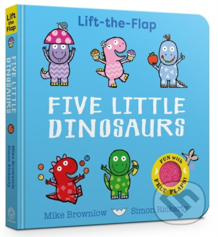 Five Little Dinosaurs (Lift-the-Flap) - Mike Brownlow - kniha z kategorie Pro děti