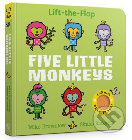 Five Little Monkeys (Lift-the-Flap) - Mike Brownlow - kniha z kategorie Pro děti