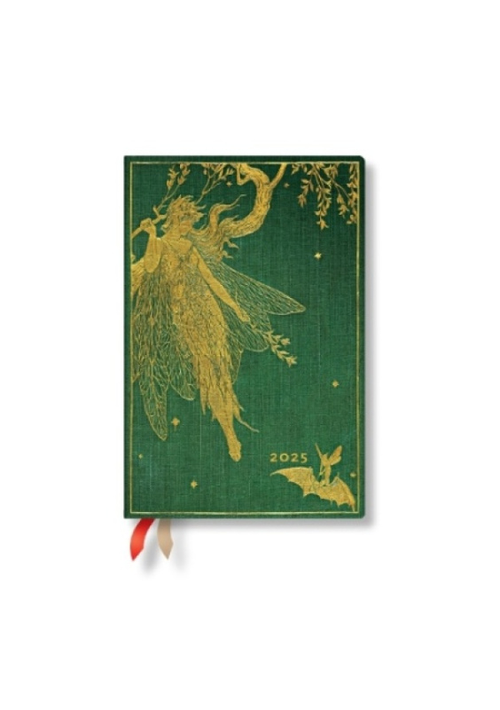 Olive Fairy (Lang’s Fairy Books) Mini 12-month Day-at-a-time Hardback Dayplanner 2025 (Elastic Band Closure) Little, Brown Book Group