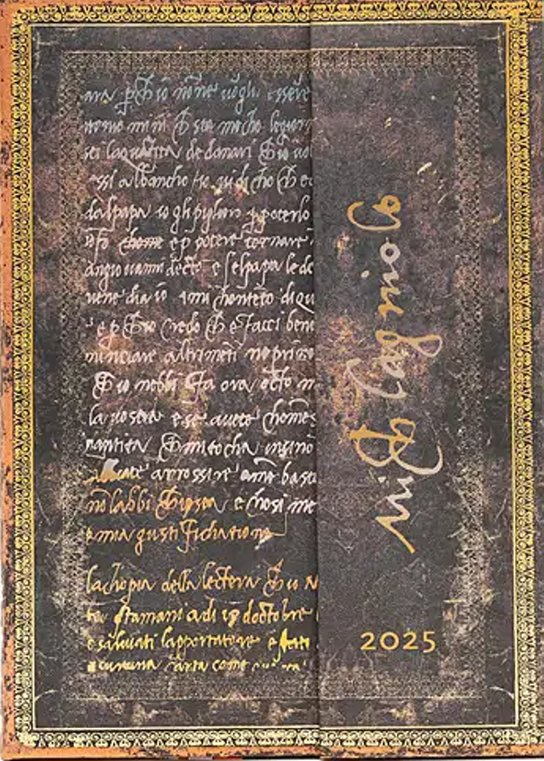 Diář Michelangelo, Handwriting 2025 -  Autor Neuveden