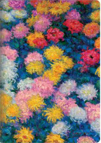 Paperblanks - zošit Monet’s Chrysanthemums (čistý, A4)