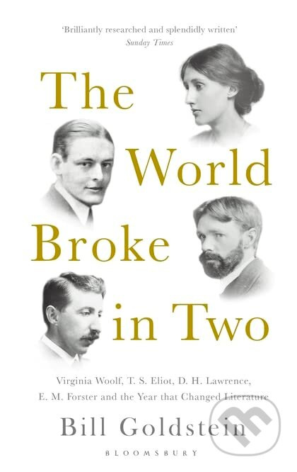 The World Broke in Two (Virginia Woolf, T.S. Eliot, D.H. Lawrence, E.M. Forster and the Year that Changed Literature) - kniha z kategorie Historie