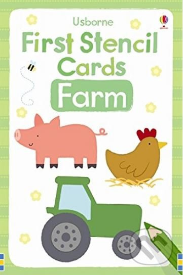 First Stencil Cards: Farm - Vicky Arrowsmith - kniha z kategorie Omalovánky, vystřihovánky, papír