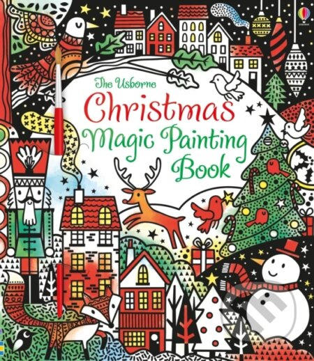 Christmas magic painting book Usborne Publishing