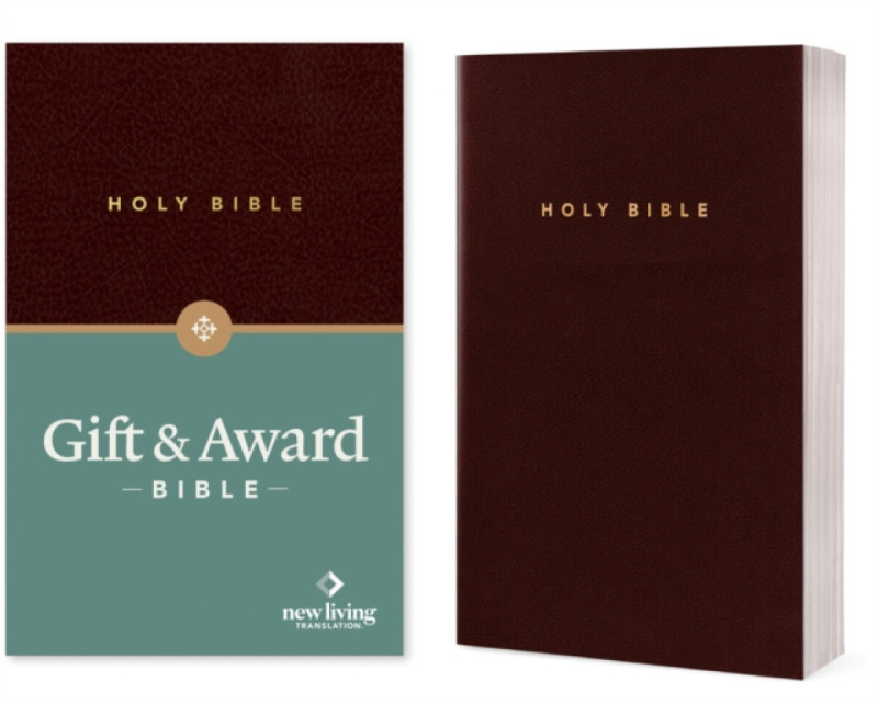 Gift and Award Bible NLT (Imitation Leather, Burgundy/maroon, Red Letter) - Tyndale