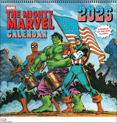 Mighty Marvel 2026 Wall Calendar: A Reissue of the 1976 Classic Abrams