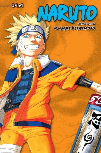 Naruto 3 in 1, Vol. 4 (Includes vols. 10, 11 & 12) - kniha z kategorie Sci-fi, fantasy a komiksy