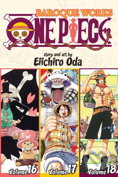 One Piece Baroque Works (Volumes 16, 17 & 18) - Eiichiro Oda - kniha z kategorie Komiksy