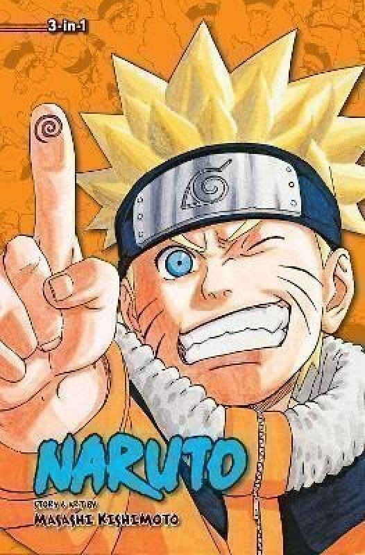 Naruto 3 in 1, Vol. 8 (Includes vols. 22, 23 & 24) - kniha z kategorie Sci-fi, fantasy a komiksy