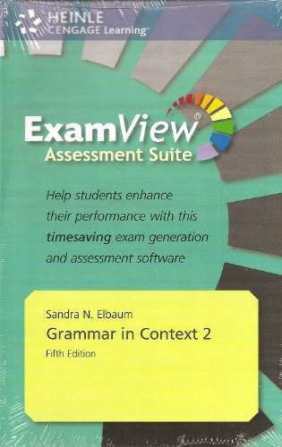 GRAMMAR IN CONTEXT 2 5E EXAMVIEW CD-ROM National Geographic learning