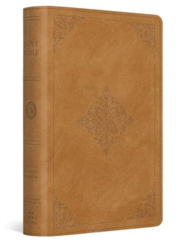 ESV Large Print Bible (TruTone, Nubuck Caramel, Fleurâ€“deâ€“lis Design)