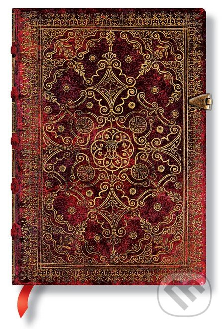 Paperblanks - Carmine (midi, linajkový)