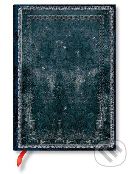 Paperblanks - zápisník Midnight Steel (midi, linajkovaný)