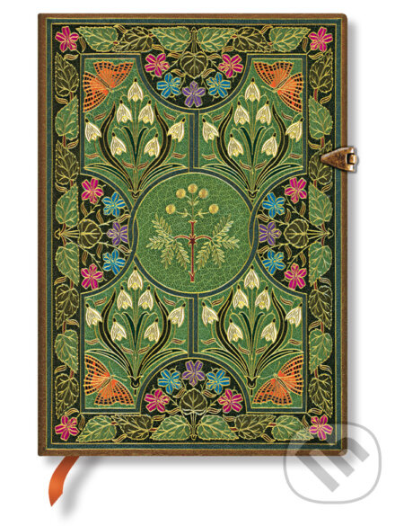 Paperblanks - zápisník Poetry in Bloom (midi, linajkovaný)