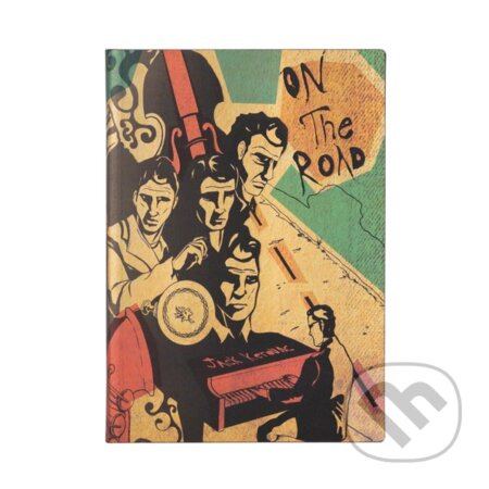 Paperblanks - zápisník Jack Kerouac - On the Road (midi, linajkovaný)