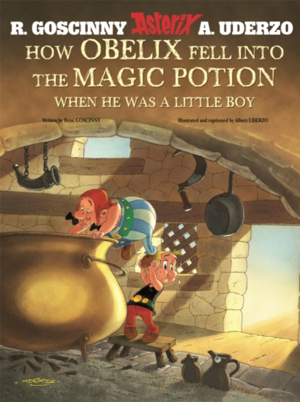 How Obelix Fell into the Magic Potion - René Goscinny, Albert Uderzo (ilustrácie) - kniha z kategorie Sci-fi, fantasy a komiksy