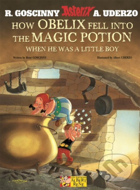 Asterix: How Obelix Fell Into The Magic Potion - René Goscinny, Albert Uderzo (ilustrácie) - kniha z kategorie Komiksy
