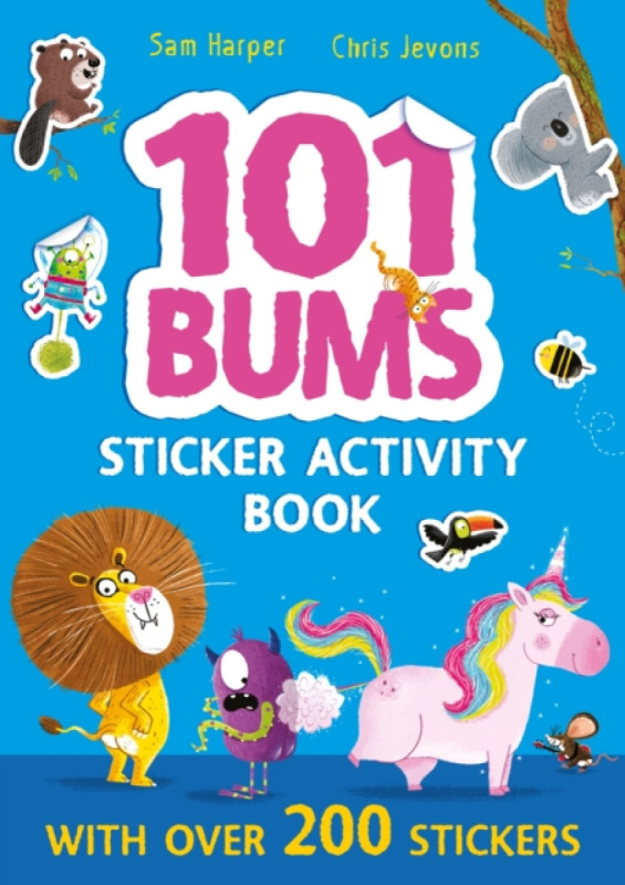 101 Bums Sticker Activity Book - Sam Harper